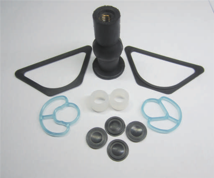 Rūpnīcā veidota gumijas daļa